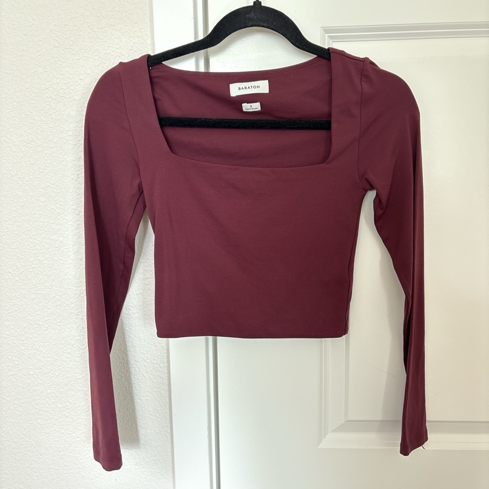 Aritzia Contour Babaton Square neck Longsleeve